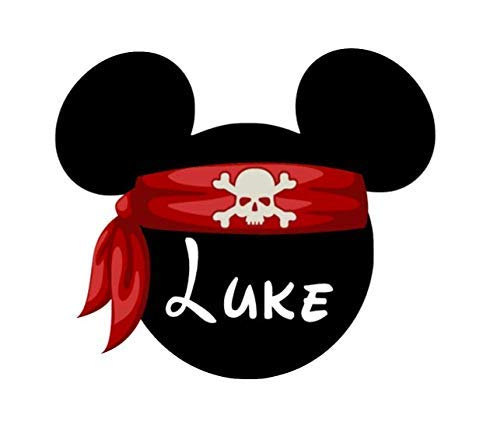 Cruise Ship Door Decorations Pirate Mouse Pants Head Skull Wrap Custom Magnet Personalized, Funny & Fun Party Decor - Decorative Magnetic Favors for Fridge, Locker, Whiteboard - Ship Stateroom