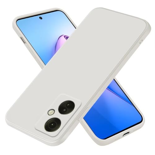 EASSGU Funda para OnePlus Nord CE 3 Lite (6.7' Inches), Carcasa de Silicona Suave de TPU - Blanco Antiguo