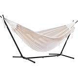 Just hang out: The best hammock 8 Vivere, Natural Double Cotton Hammock with Space-Saving Steel Stand Including Carrying Bag