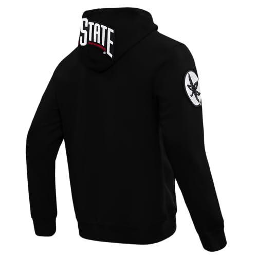 Image of Pro Standard Mens College Classic Chenille Cotton Double Knit Full Zip Hoodie