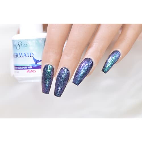 Cre8tion Mermaid Collection Gel Soak Off 15mL miniatura 1