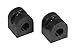 Prothane 4-1111-BL Black 16 mm Rear Sway Bar Bushing Kit