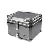 CODEM バイク リアボックス 57L 大容量 トップケース ABS 軽量 純正同色 バイクボックス 四角 耐衝撃 防犯対策 キーロック可能 取付ベース 簡単脱着 汎用 クロスカブ/ハンターカブ等 防水 防塵 バックレスト付き ツーリング/通勤/デリバリーも適 日本語取扱説明書付き