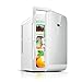 Mini Frigo, 20L Frigoriferi Per Auto Con Funzione Di Raffredda & Riscalda, Frigorifero Per Auto Congelatore Con Pannello Di Controllo, Alimentazione AC/DC, Da -9 ℃ A 65 ℃,Argento