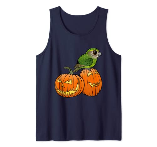 Funny Kakapo Cartoon Bird Autumn Halloween Festive Fall Gift Tank Top