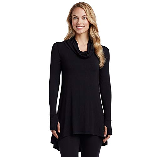 Cuddl DudsWomen's Softwear with Stretch Long Sleeve Cowl Tunic