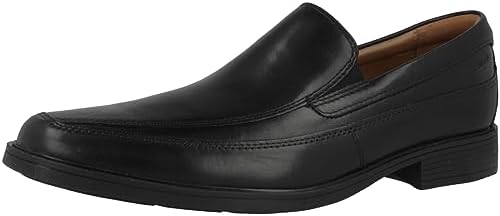 Clarks Men's Derby Loafers, Black Black Leather, 7.5 | Image 3