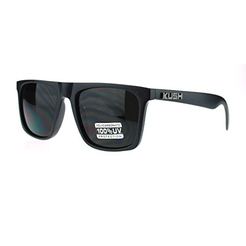 PASTL KUSH Square Sunglasses Men's Super Dark Lens Black Shades2