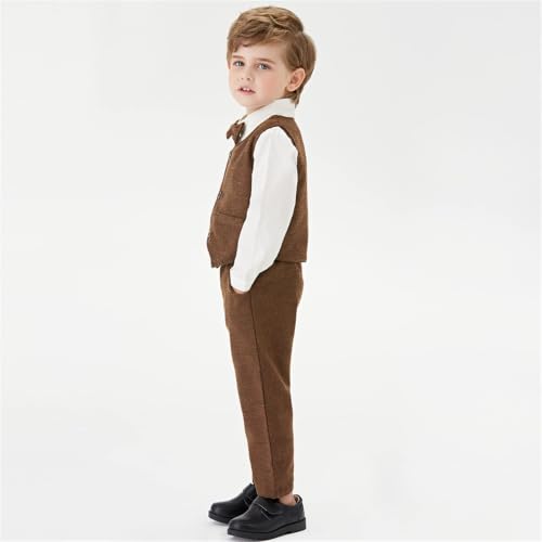 Image of SANGTREE Baby Boys Suit Toddler Gentleman Formal Outfits 3 Months - 9 Years