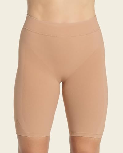 Leonisa Seamless Shapewear High-Waisted Butt Lifting Capri or Shaper Shorts Thigh Slimmer Girdle for Women Tummy Control2