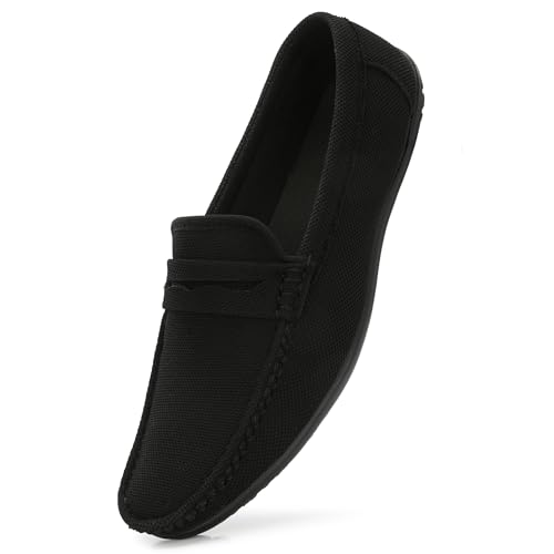 Image of Stylelure Eco Friendly & Light Weight Flexible Mesh Knit Loafers Driving Shoes for Men
