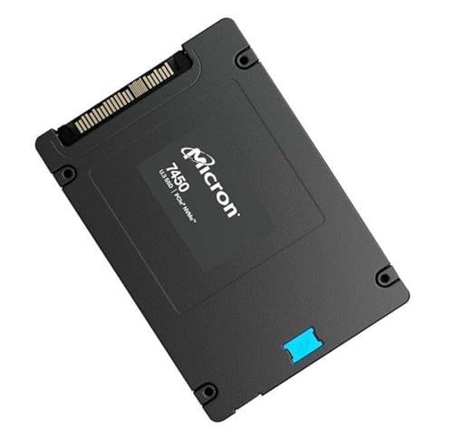 Micron 7450 PRO 3.84 TB Solid State Drive - 2.5 Internal - U.3 [PCI Express NVMe 4.0 x4] - Read Intensive - TAA Compliant