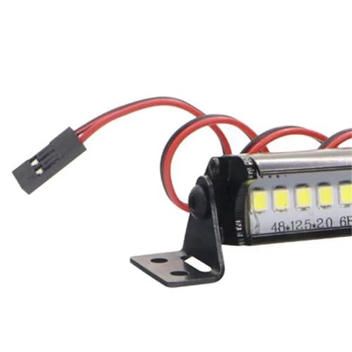 Kit de luces de coche RC de aluminio resistente para Traxxas y D90 6