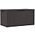 YITAHOME 100 Gallon Resin Deck Box, Weather Resistant Outdoor Storage Box, Lockable Indoor Outdoor Storage for Supplies and Essentials, Dark Brown