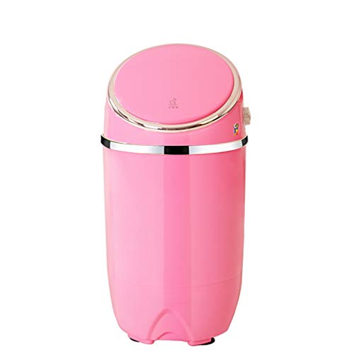 Lavadoras Mini Lavadora, portátil 2 en 1, Lavadora semiautomática, Secadora rotativa con Tubo de Drenaje, Cesta de Drenaje Desmontable de un Solo Barril, Adecuada para Dormitorio de Hotel de apar Cover