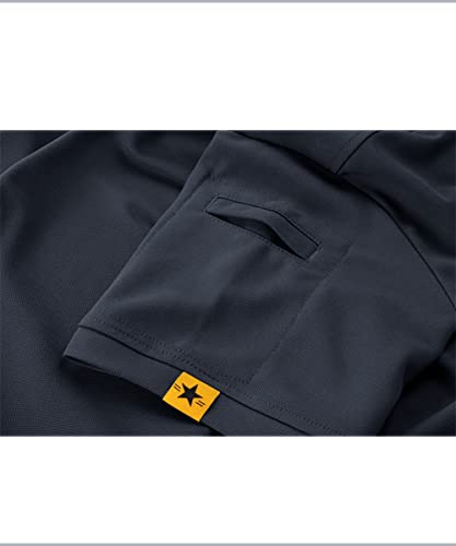 Little Beauty Polo Shirts For Men Slim Fit Summer Casual Golf Shirts Dress Collared Tops, Grey L #TOP6