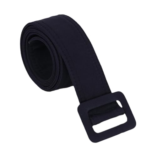 Women Trench Coat Belt Lightweight Modern Wide Waistband for Jackets Dresses Outerwear 62.2inch Length- Deep Blue3