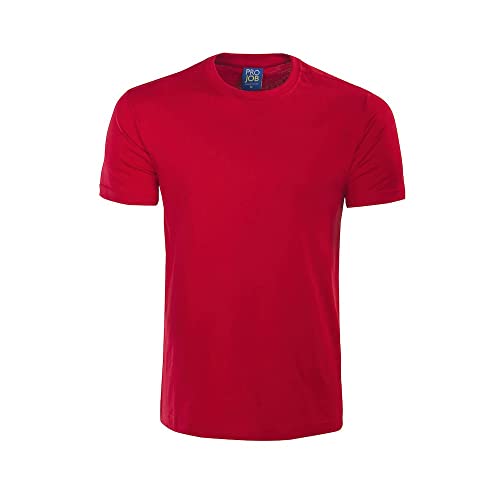 T-shirt homme rouge taille M anti-déformation pour le quotidien