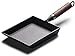 Rondelki Patelnia, Japoński Omlet Pan/E Patelnia Żeliwna Patelnia Patelnia Wstępnie Przyprawiona Żeliwna Kwadratowa Patelnia Grillowa Frytownica Beztłuszczowa, 18 cm