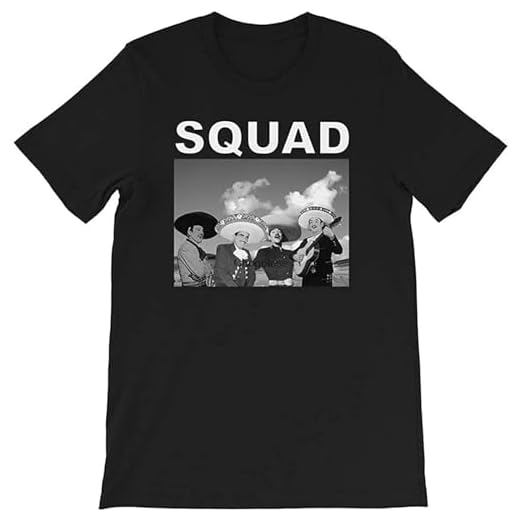 Maodisen Vicente Retro Chente Squad Fernandez Funny Gift - Camiseta unisex de manga corta 100% algodón, color negro, Negro, L