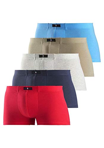 H.I.S Herren Boxershorts, Ausführung Hipster, 5er Pack (DE/NL/SE/PL, Alphanumerisch, XL, Regular, Regular, Mehrfarbig)