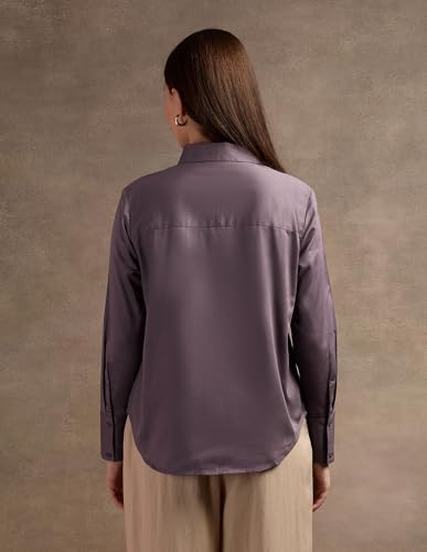Image of Cotton Sateen Regular fit Shirt