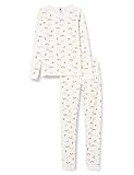 Petit Bateau Mädchen A05WQ Pyjamaset, Marshmallow/Multico, 10 ans