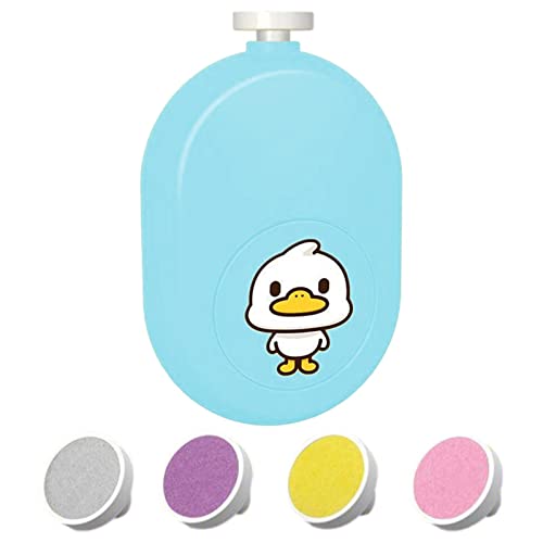 pologmase Lima de uñas para bebé | Cortauñas para recién Nacidos - Tijeras eléctricas para uñas de los pies, Herramientas de manicura para bebés y Adultos, pulidor de uñas Seguro para niños pequeños Cover