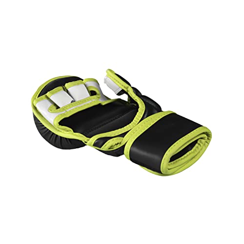 New Item Sanabul Essential 7 Oz Mma Hybrid Sparring Glove (Black/Green, Small/Medium) #TOP4