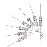uxcell 40Pcs 1.2 Ohm Resistor, 3W 5% Tolerance Metal Oxide Film Resistors, Lead, Flame Proof for DIY Electronic Projects and Experiments