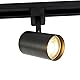 QAZQA - Modern Modernes Schienensystem Komplettset I Spotlight I Deckenspot I Deckenstrahler I Strahler schwarz 4-flammig Spotbalken-flammig 1-phasig - Yade I Wohnzimmer I Schlafzimmer - Aluminium Län