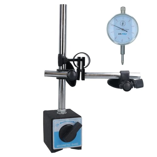 Indicateur de cadran jauge DTI AB Tools et base magnétique de mesure Bergen