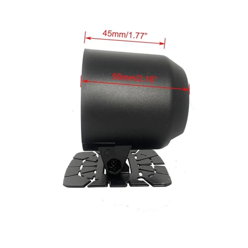 Support pivotant jauge 52 mm en acier robuste pour console de bord - 2