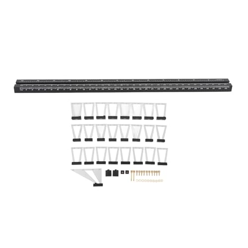 Opiniones y reviews de Cuñas de unión los 10 mejores. 42 Juego de calibradores de marcado para ranuras en cuña, calibrador de trazado para uniones en cuña móvil con doble escala y guía de ángulo ajustable para proyectos de...