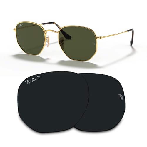 Ray-Ban Original HEXAGONAL RB3548N Replacement Lenses+BUNDLE with ACCESSORY EYEWEAR KIT
