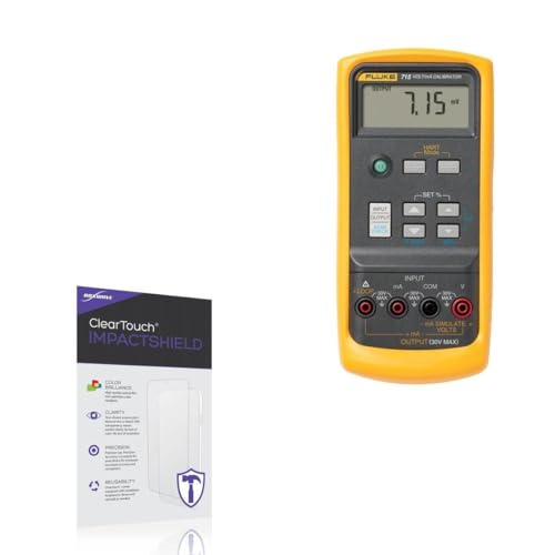 BoxWave Screen Protector Compatible with Fluke 715 - ClearTouch ImpactShield (2-Pack), Impenetrable Screen Protector Flexible Film