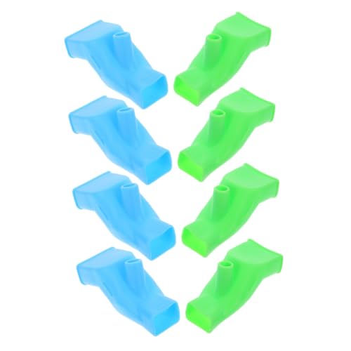 Totority 8個子供用蛇口延長器 バスルームシンク対応 防滴設計 はね防止 はめ込み式 簡単取り付け 幼児用手の届きにくい蛇口対策 吐水口延長アダプター