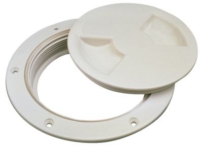 Sea-Dog Line Screw Out Deck Plate with Internal Collar, deck plate with collar 4in