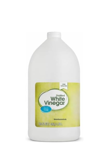 Distilled White Vinegar, Multipurpose Liquid for Cooking, Cleaning and Household Use, Clear Vinegar for Kitchen and Home Applications 128 fl oz