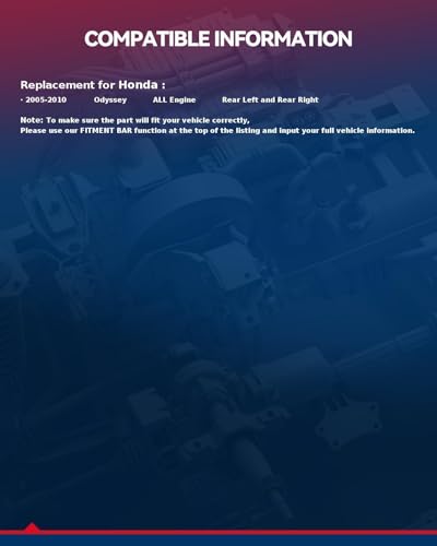 Image of KAX Brake Caliper Rear for 2005-2010 Honda Odyssey