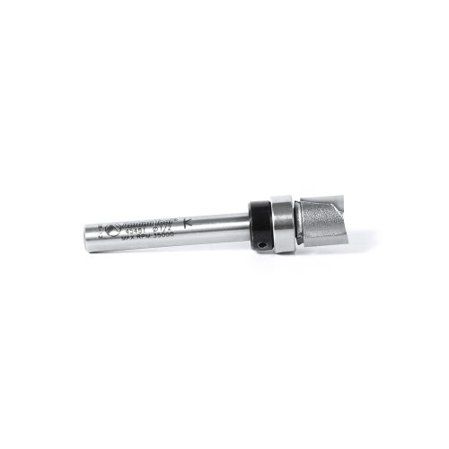 Image of Amana Tool - 45481 Carbide Tipped Flush Trim Plunge Template 1 /2 Dia x 3 /8 x 1 /4 inch Shan
