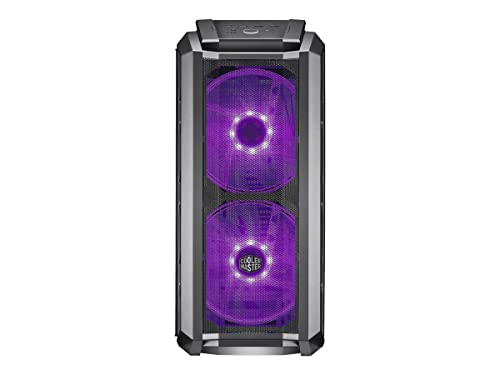 MasterCase H500P Mesh White Case per PC 'E-ATX, ATX, mATX, mini-ITX, RGB LED, Pannello Laterale in Vetro Temperato' MCM-H500P-WGNN-S00 - Case PC - Immagine 6