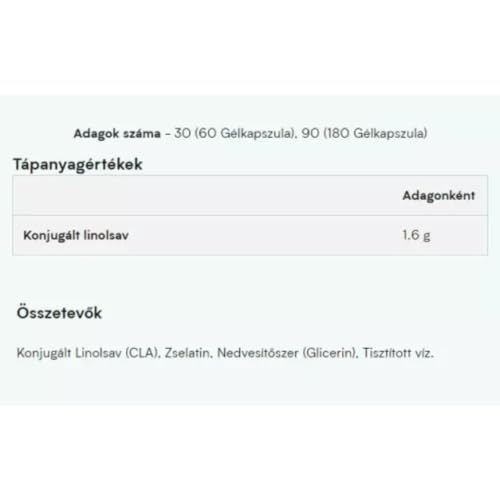 CLA 180 Softgels cla 1000mg (180 caps) unflavored - Image 3