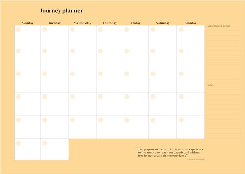 Image of Travel Journal: A5 (14.8 x 21 cm) Hardcover Travel Diary for 10 Trips with Prompts, Planning Pages and Keepsake Stor