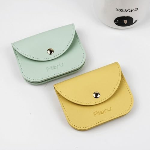 Ladies PU Leather Mini Wallet Card Key Holder Coin Purse Letter Pendant Clutch Bag3
