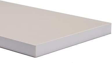 ITALFROM Pack of 3 Living Shelves Various Sizes and Colours (20 x 600 x 235 mm, Taupe Satin Finish)