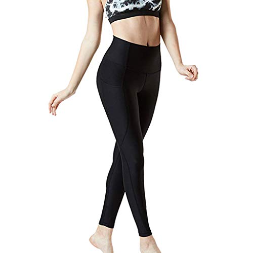 LEvifun Pantalones Cortos De Entrenamiento De Malla para Mujer Running Pantalones Cortos De Yoga con Bolsillo Lateral Mujer Gym Running Stretch Sports Pants Pantalón