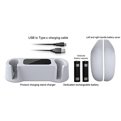 Aeihevo Compatível com acessórios de carregamento Oculus Quest 2 | Estação de carregamento dupla | 2