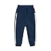 Boys Girls Baggy Sweatpants Elastic Waist Workout Athletic Joggers Fashion Y2K Block Color Sweat Pants Fall Winter Clothes Navy