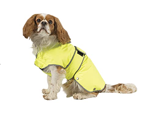 Ancol Muddy Paws All Weather Stormguard Dog Puppy Coat Hi Vis, Waterproof Pet Jacket with Fleece Lining and Chest Protector - Image 2
